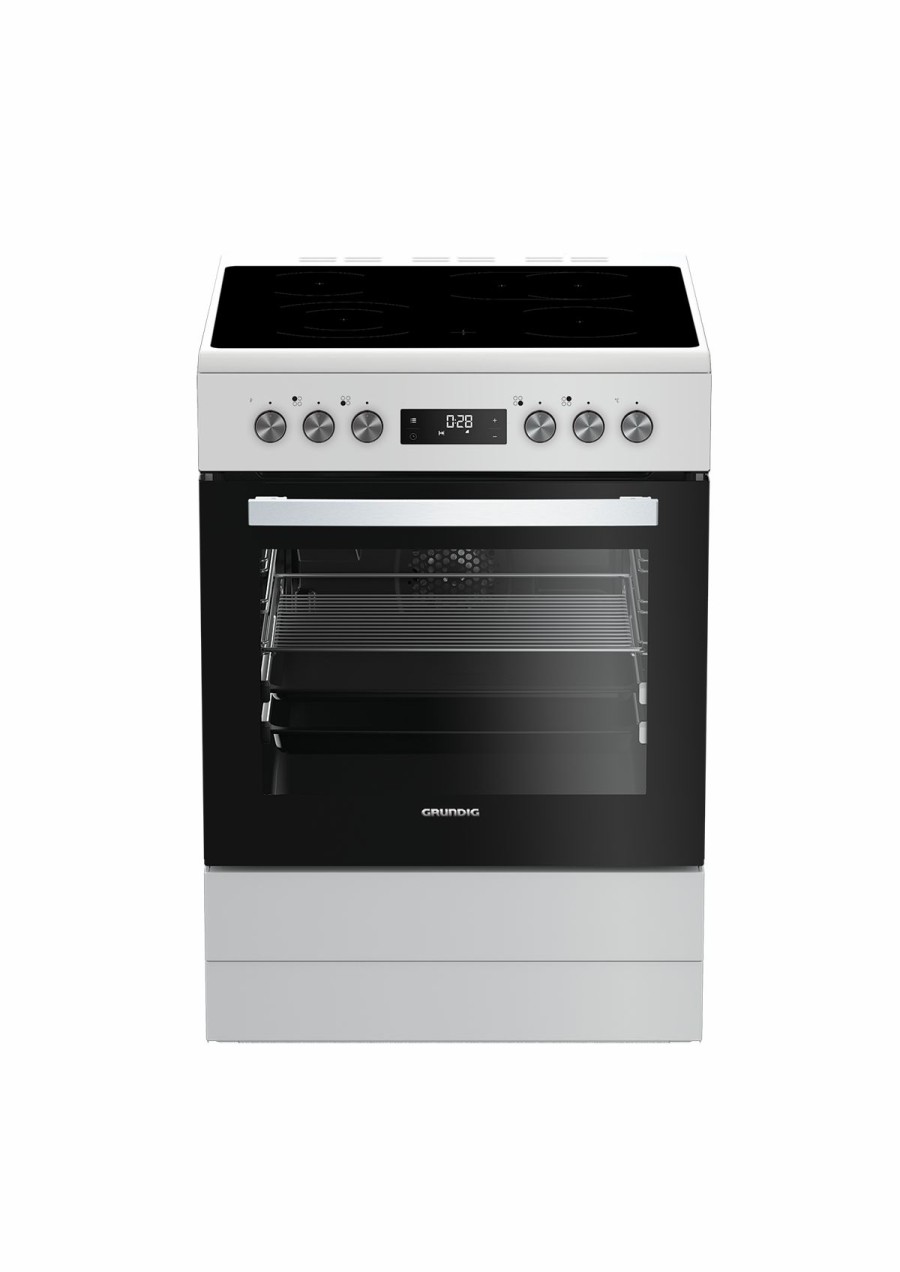 Kuche Grundig Freistehende Herde | Gfbm23420Wc: Freistehende Herde (Range Cooker)