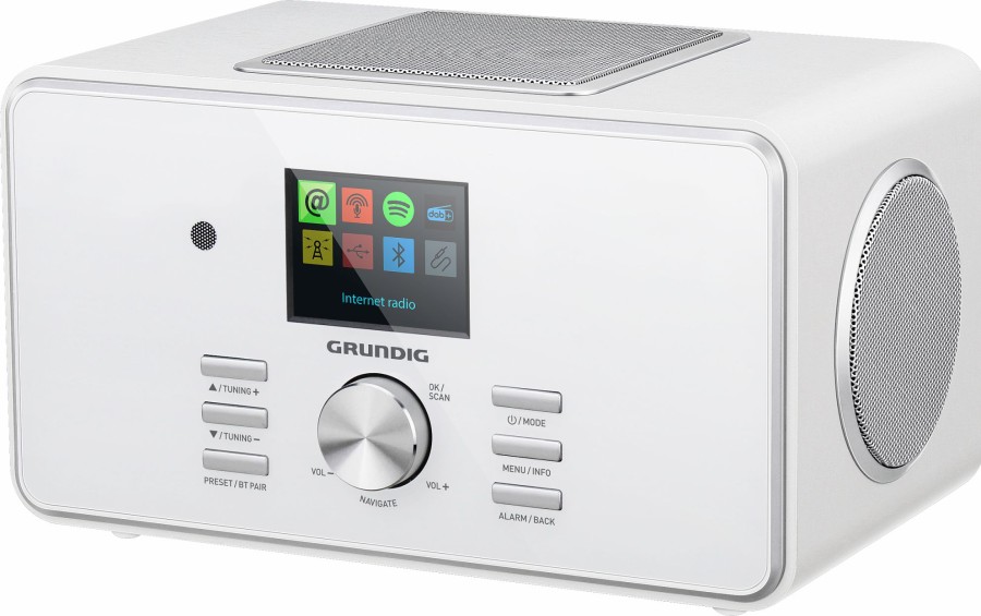 Entertainment Grundig Radio | Dtr 6000 X White: Audio (Radio)